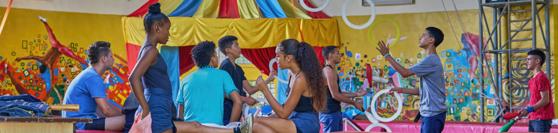 Coulisses du cirque cubain