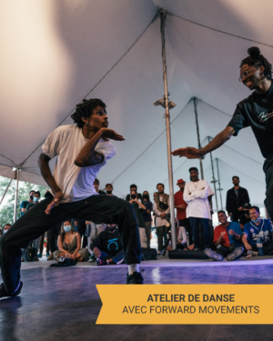 12h : ATELIER DE DANSE AFRO et 16h : ATELIER DE DANSE DANCEHALL avec Forward Movements