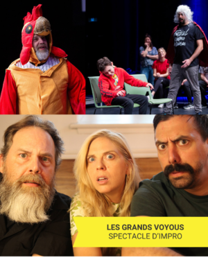 15H : LES GRANDS VOYOUS - Spectacle d'impro avec le Punch Club