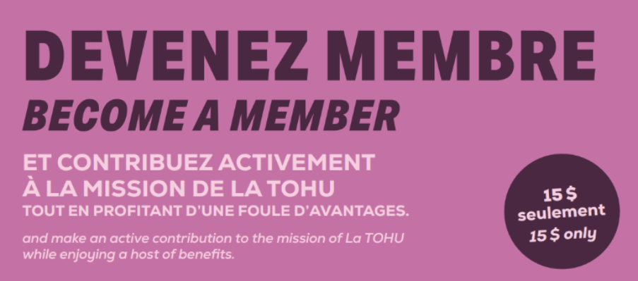 Devenir membre TOHU 2